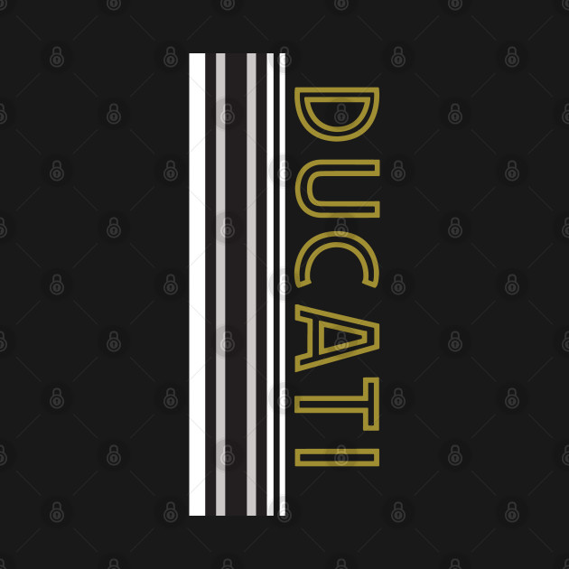 Ducati - Vertical Stripes by Midcenturydave