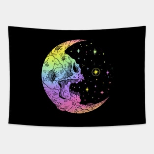 MoonSkull. Dead Moon art Tapestry