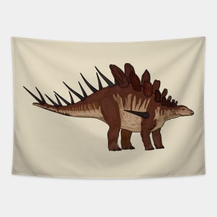 Kentrosaurus cartoon illustration Tapestry