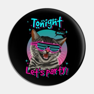 Party Cat Pin