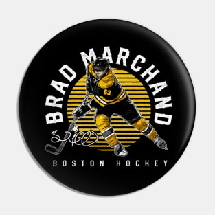 brad marchand emblem Pin