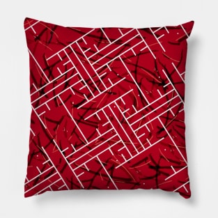 White Maze Fiery Edition Pillow