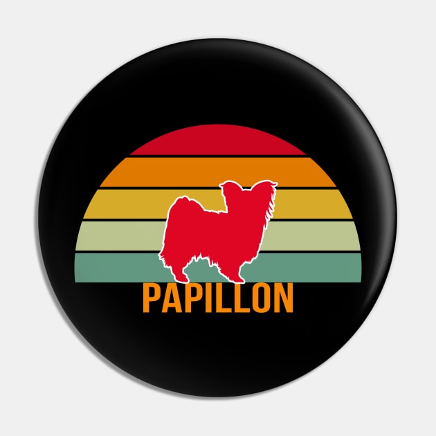 Papillon Vintage Silhouette Pin by khoula252018