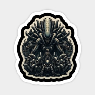 The Alien Queen leads its army Magnet