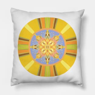 Divine Harmony Mandala Pillow