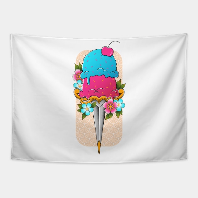 Deadly Dessert Tapestry by GODZILLARGE