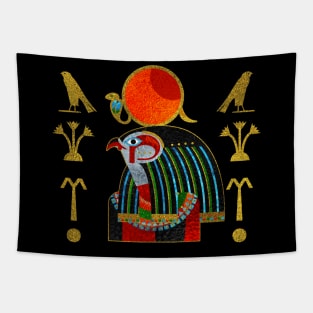 Colorful Egyptian Horus Tapestry