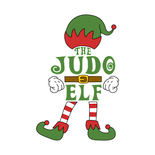 The Judo Elf Christmas Family Matching Outfits Group Attire T-Shirt