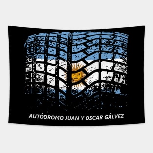 Autodromo Juan y Oscar Galvez Tapestry