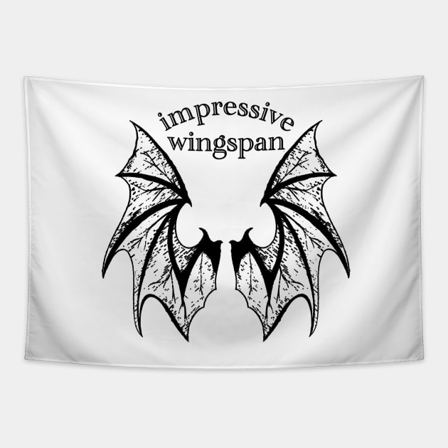 ACOTAR Impressive Wingspan Tapestry by baranskini