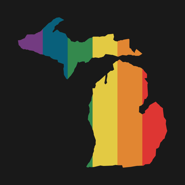 Michigan State Rainbow. by n23tees