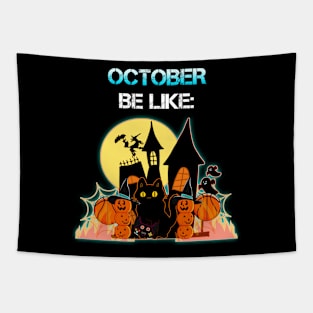 Halloween Funny Quote Tapestry