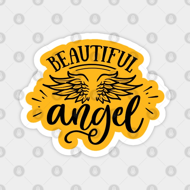 Beautiful Angel - Feminine Magnet by RedCrunch