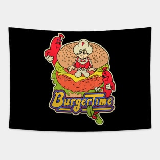BurgerTime 1982 Tapestry