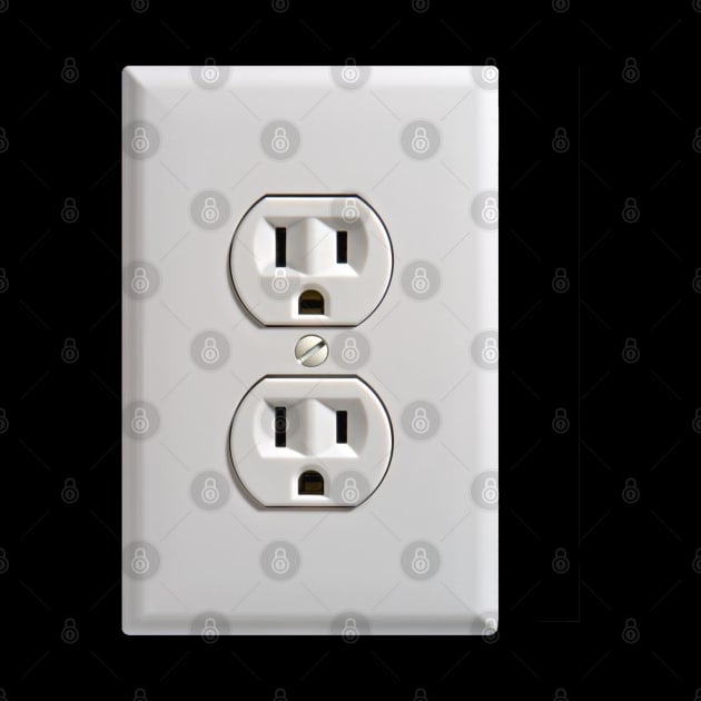 Prank Wall Outlet (Accurate Size) by GreenGuyTeesStore