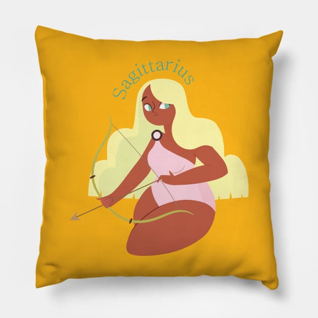 Sagittarius Pillow by gnomeapple