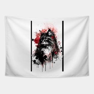 Norwegian Forest Cat Tapestry