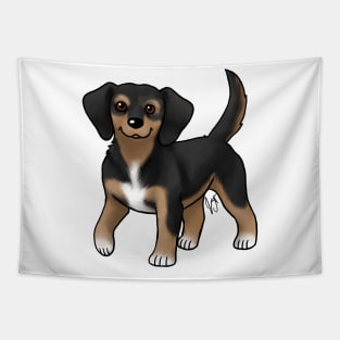 Dog - Queen Elizabeth Pocket Beagle - Black and Tan Tapestry