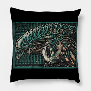 Alien Art Work Pillow