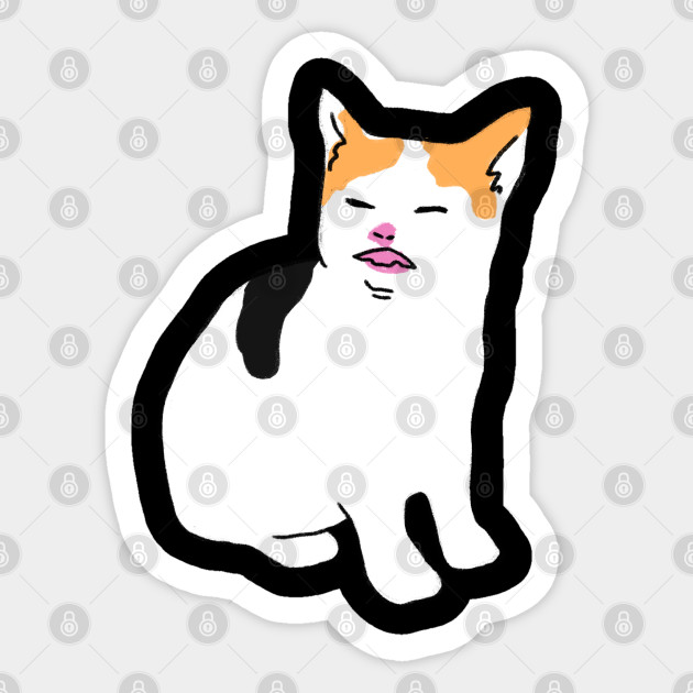 Cat No Banana Angry Cat Meme Cat No Banana Sticker Teepublic