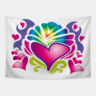 Colorful lovely illustration Tapestry