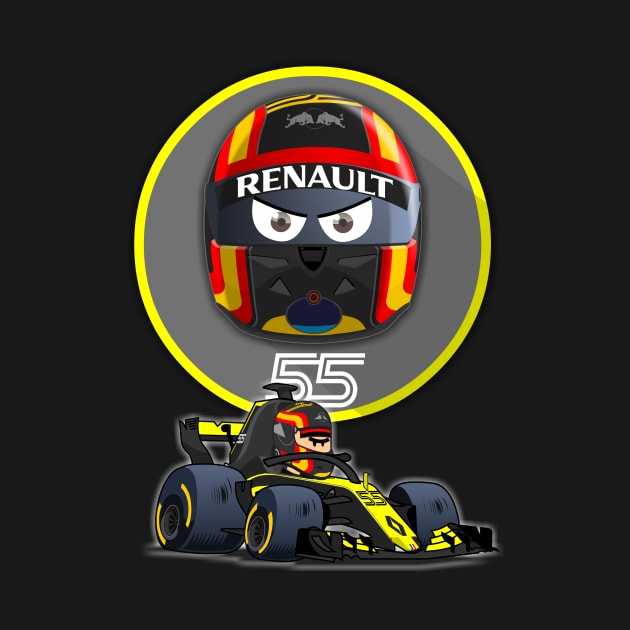 Carlos Sainz Jr 2018 by Cirebox