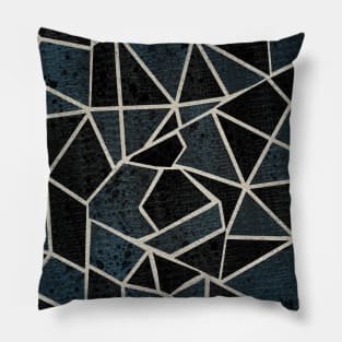 Modern gray design with shiny details Pillow