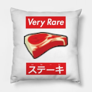 Very Rare Steak Pillow