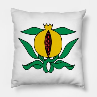 Heraldic pomegranate Pillow