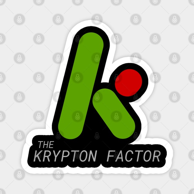 Retro The Kryton Factor Gameshow Magnet by Meta Cortex