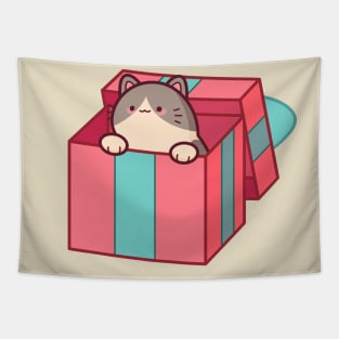 Gift Cat Tapestry