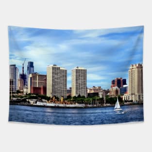 Philadelphia PA Skyline Tapestry