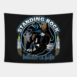 Standing Rock Water is Life Tapestry