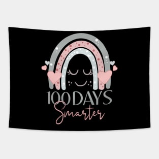 100 Days Smarter 100th Day of School Rainbow Teacher Tapestry