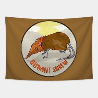 Elephant Shrew Tapestry