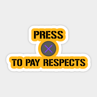 Funny Meme Press F to Pay Respects Metal Print for Sale by geekydesigner