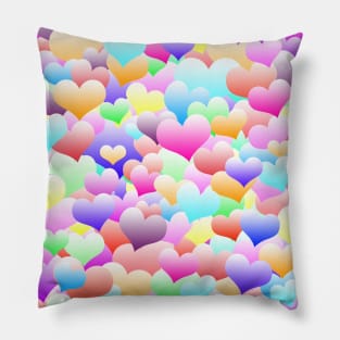 Bubble Hearts Light Pillow