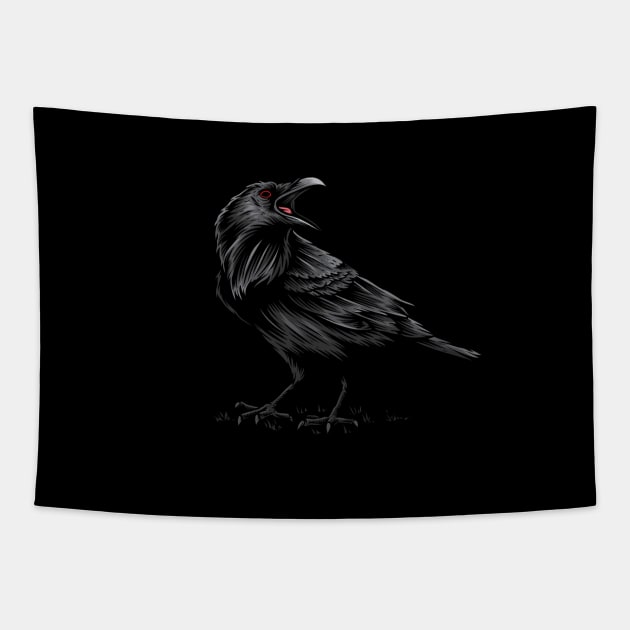 The Crow Tapestry by TambuStore