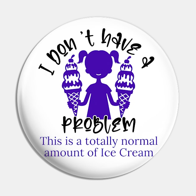 I don't have a problem. This is a totally normal amount of Ice Cream for a little girl Pin by Art from the Machine