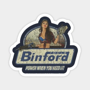 Binford Tools Power When You Need It 1991 Magnet