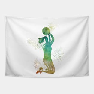 Basketball girl Tapestry