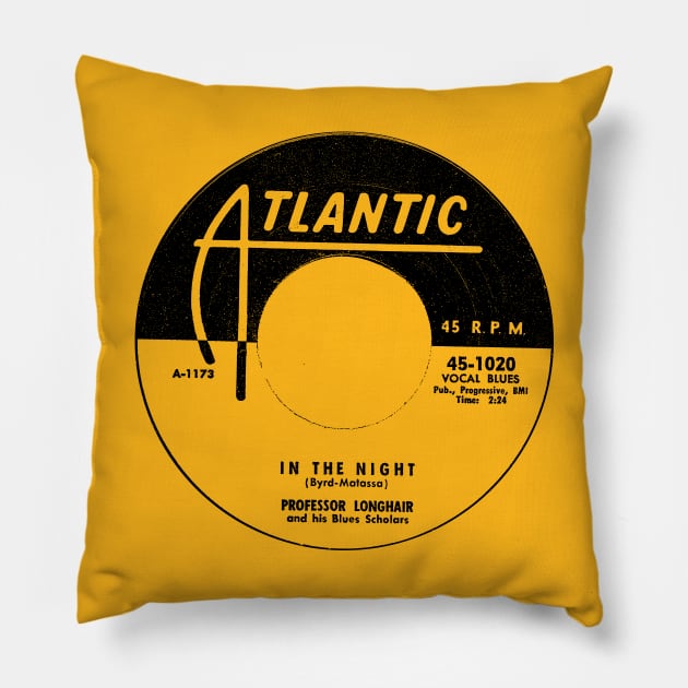 Professor Longhair / Retro Fan Design Pillow by DankFutura