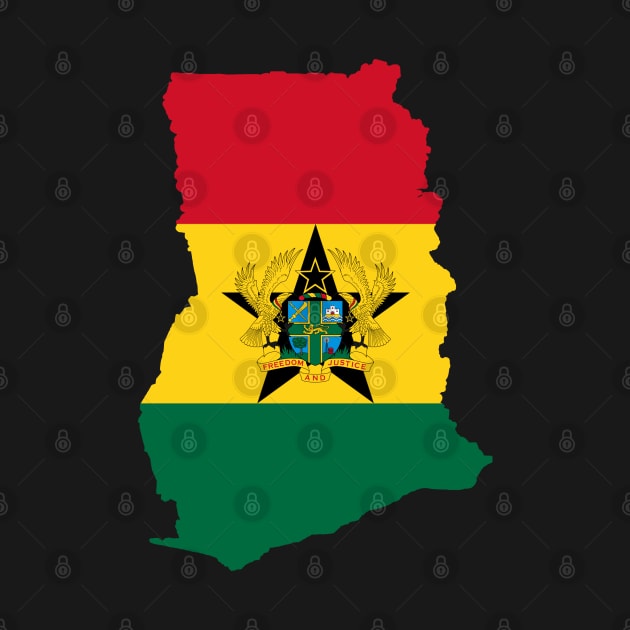 Ghana Map by Historia