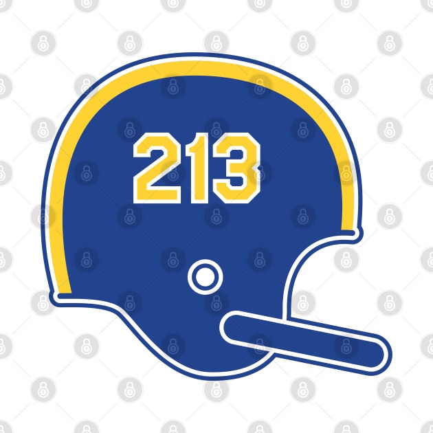 LA Rams 213 Helmet by Rad Love