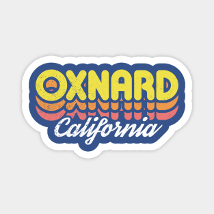 Retro Oxnard California Magnet