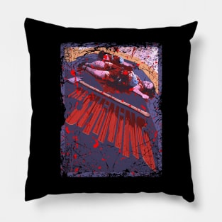 Jack's Madness Unleashed Celebrate the Haunting Performance and Chilling Scenes of Shining on a Stylish T-Shirt Pillow