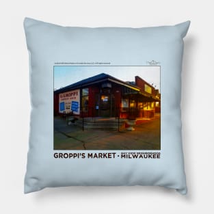 Groppi's Corner Market • Bay View, Wisconsin Pillow