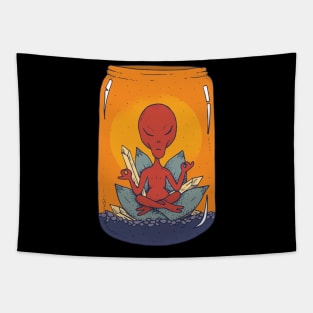 Alien Meditation Tapestry