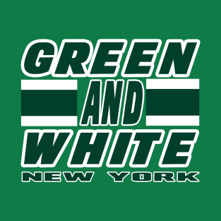 New York LYFE Green and White Football Colors! T-Shirt