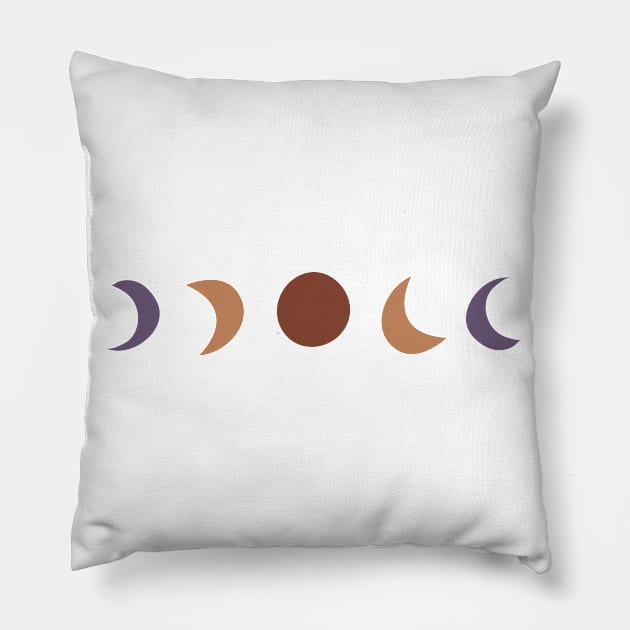 Luna Moon Phases Astrology Pillow by Dear Fawn Studio